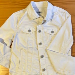 OLD NAVY white Jean Jacket
